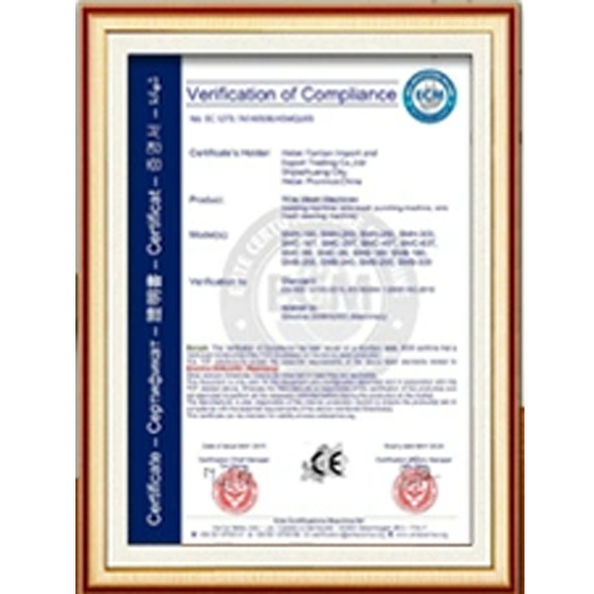 Κίνα Dongguan Zhaoyi Hardware Products Co., LTD. Πιστοποιήσεις